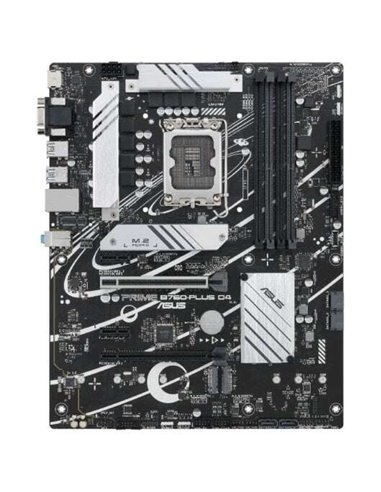 Asus - Carte mère Prime B760-Plus D4 Intel 1700 DDR4 - HDMI, VGA, PCIe 5.0, M2, 4x Sata III, USB 2.0, 3.2, RJ-45, DisplayPort