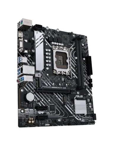 Asus - Carte mère Prime B660M-K D4 Intel 1700 2x DDR4 - HDMI, M.2, PCIe3.0, 4x Sata III, USB 3.2, MicroATX