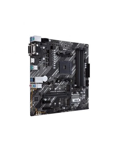 Asus - Carte mère AMD Prime B550M-K - Double M.2, PCIe 4.0, 1 Go Ethernet, HDMI, D-Sub, DVI, SATA 6 Gbit/s, USB-A 3.2 Gen 2