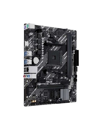 Asus - Carte mère AMD Prime A520M-R -4 2x DDR4 - HDMI, M.2, PCI Express, 4x Sata III, USB 2.0, 3.2, RJ-45, MicroATX