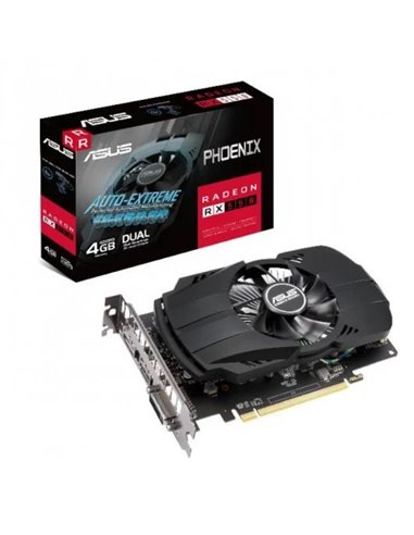 Asus - Carte graphique Phoenix Radeon RX 550 4 Go GDDR5 EVO AMD - - PCIe 3.0, HDMI, DVI-D, DisplayPort