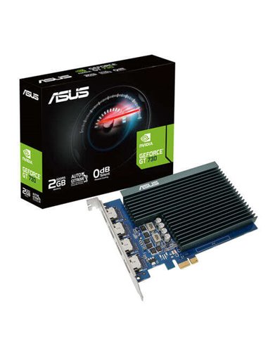 Asus - Carte graphique GeForce GT 730 2 Go GDDR5 NVIDIA - PCIe 2.0, HDMI