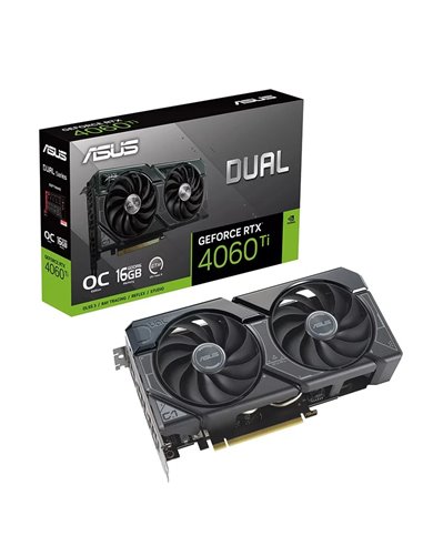 Asus - Carte graphique double GeForce RTX 4060 Ti OC Edition 16 Go GDDR6 DLSS3