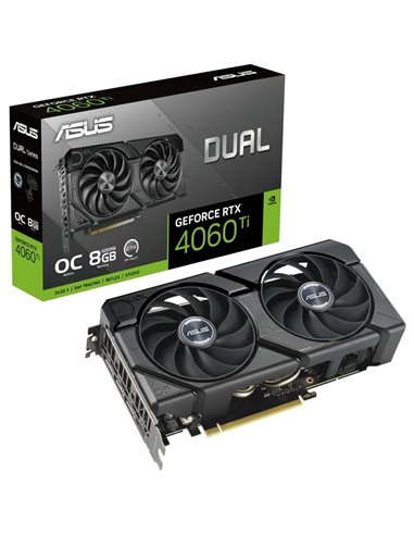 Asus - Carte graphique double GeForce RTX 4060 Ti EVO OC Edition 8 Go GDDR6 DLSS3