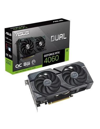 Asus - Carte graphique double GeForce RTX 4060 OC Edition 8 Go GDDR6 DLSS3