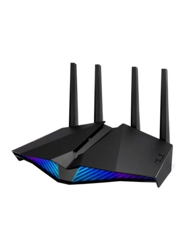 Asus - Routeur de jeu DSL-AX82U AX5400 WiFi 6 Dual Band - Vitesse jusqu'à 5400Mbps - 4 ports LAN RJ45, 1 port WAN RJ45, 1 port U