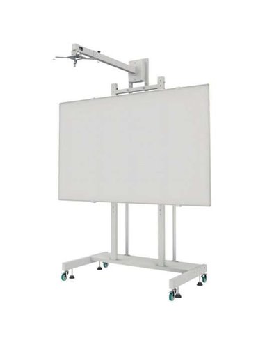 Environ - Support mobile pour tableau blanc interactif et projecteur de 80" à 120" - Roues avec frein et pieds fixes - Poids max