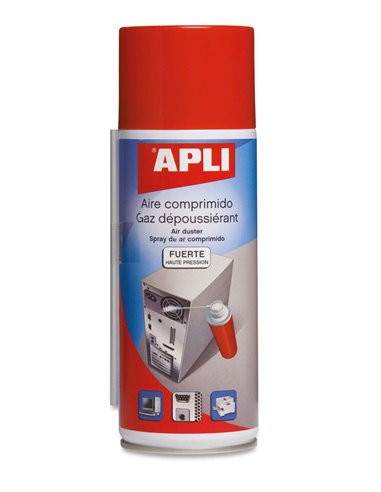 Apli - Spray nettoyant électronique - 300 ml - Pression extra forte pour un nettoyage supérieur - Tube rallonge pour endroits di