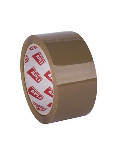 Apli - Joint Solvant Marron - PVC - Extra Fort - Silencieux - 48 mm x 66 m 32 ?m