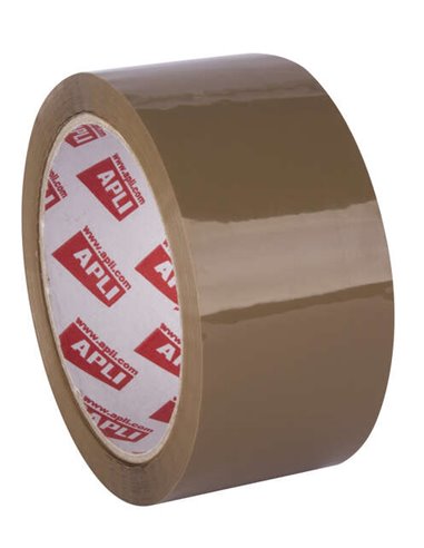 Apli - Joint Standard sans Bruit PP Acrylique 48mm x 66m 28?m - Résistant à la Déchirure - Adhésif de Haute Qualité - Facile à D