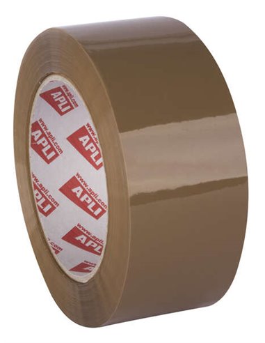 Apli - Joint Standard sans Bruit Pp Acrylique 48mm x 132m - Épaisseur 28?m - Résistant et Durable - Marron