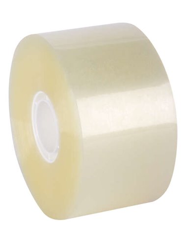 Apli - Joint Acrylique PP Compact Transparent Silencieux 50mm x 132m - Facile à Découper - Adhésif Fort - Résistant à la Déchiru