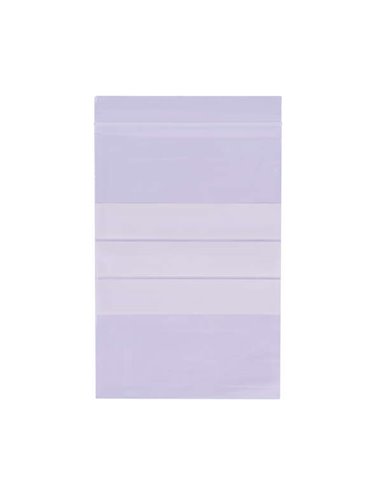 Apli - Paquet de 100 Sachets Transparents Zippés Auto-Scellants 120 x 180 mm - Idéal pour Aliments et Petits Objets - Matériau L