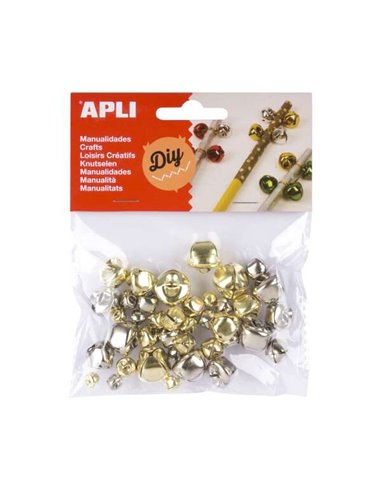 Apli - Pack de 40 Câbles Or et Argent - Tailles Assorties