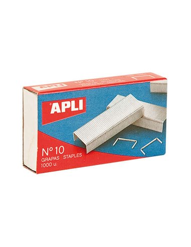 Apli - Agrafes Galvanisées Argent Brillant - Ø 0,53mm - Précises et Durables