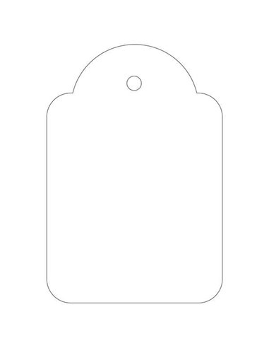 Apli - Etiquettes CoLG -avant Blanc 36 x 53mm 100 U.