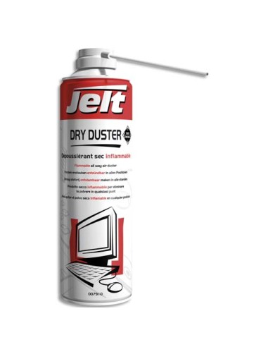 Aérosol dépoussiérant gaz sec DRY DUSTER inflammable 650 ml brut500ml net. poids Net 275g 00