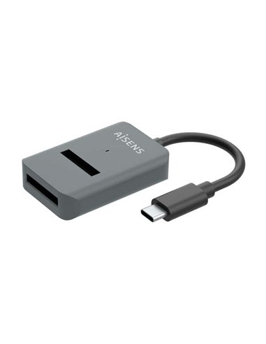 Aisens - Station d'accueil USB-C M.2 (NGFF) Asuc-M2D012-Gr SATA/NVME vers USB3.1 GEN2 - Couleur Gris