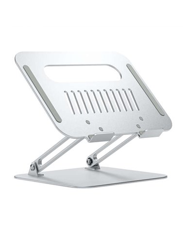 Aisens - Support de bureau réglable XL 10-17 pour ordinateur portable/tablette - Couleur argent