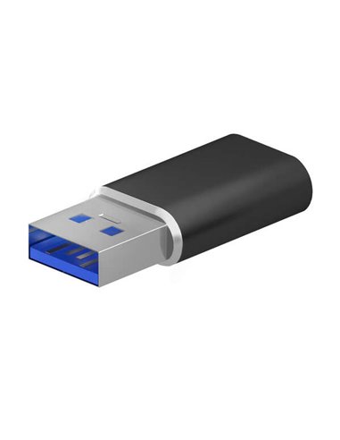 Aisens - Adaptateur Mini USB 3.2 Gen2/USB 2.03A - Type USB-C/H-A/M - Couleur Noir