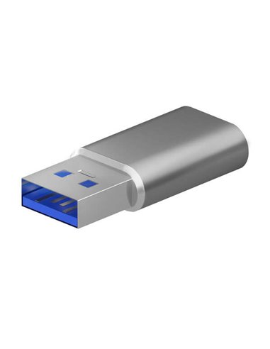 Aisens - Adaptateur Mini USB 3.2 Gen2/USB 2.03A - Type USB-C/H-A/M - Couleur Gris