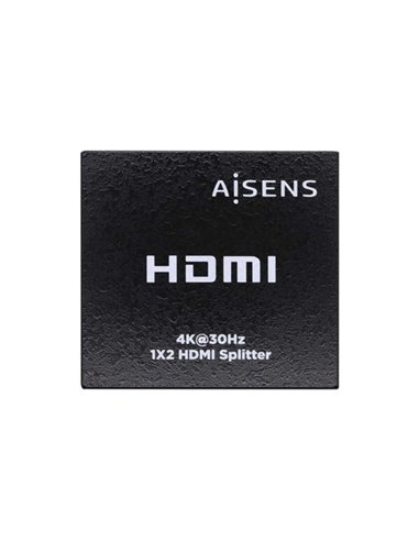 Aisens - Duplicateur HDMI 4K@30HZ 1x2 avec alimentation - Couleur Noir