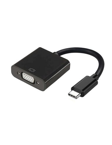 Aisens - Convertisseur USB-C vers VGA - USB-C/M-HDB15/H - 15cm - Noir