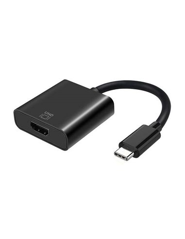 Aisens - Convertisseur USB-C vers HDMI 4K@60HZ - USB-C/M-HDMI/H - 15cm - Noir