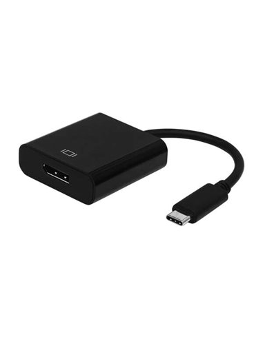 Aisens - Convertisseur USB-C vers Displayport 4K@60HZ - USB-C/M-DP/H - 15cm - Noir