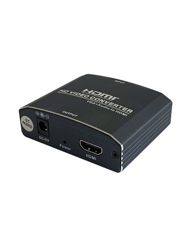 Aisens - Convertisseur SVGA Femelle+Audio vers HDMI Femelle - Noir