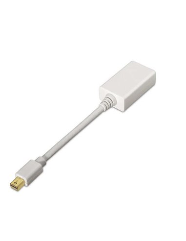 Aisens - Convertisseur Mini DP vers HDMI - mDP/M-HDMI A Femelle - 15cm - Couleur Blanc