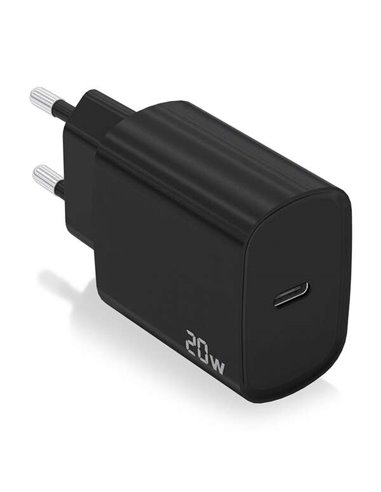 Aisens - Chargeur USB-C PD3.0 1 Port 1xUSB-C 20W - Couleur Noir