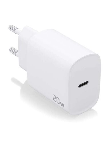 Aisens - Chargeur USB-C PD3.0 1 Port 1xUSB-C 20W - Blanc