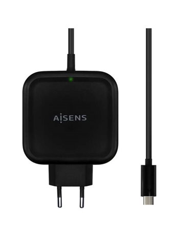 Aisens - Chargeur 65W PD3.0 QC3.0 1xUSB-C 1.2m - Couleur Noir