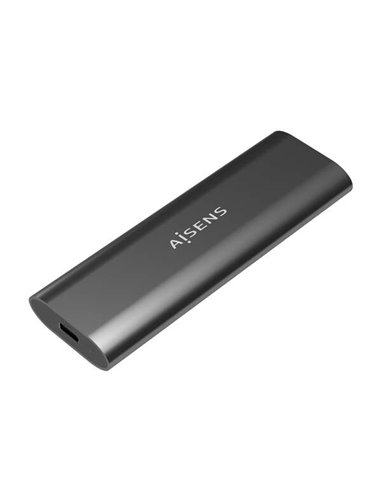 Aisens - Boîtier externe M.2 (NGFF) pour SSD M.2 SATA/NVME vers USB3.1 GEN2 - Gris