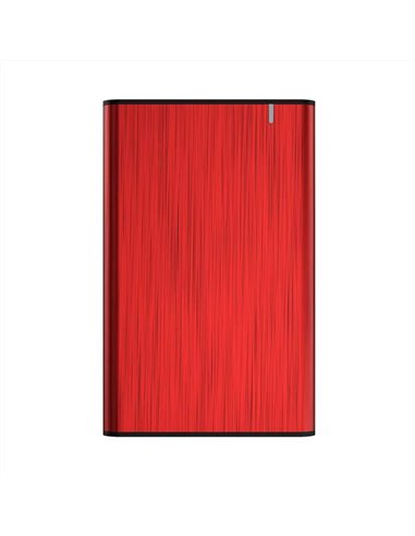 Aisens - Boîtier externe 2,5" pour disques durs SATA I - II et III 9,5 mm vers USB 3.0/USB 3.1 GEN1 - Couleur rouge