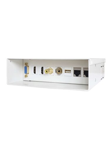 Aisens - Boîte de Connexion pour Installations Audiovisuelles - Couleur Blanc