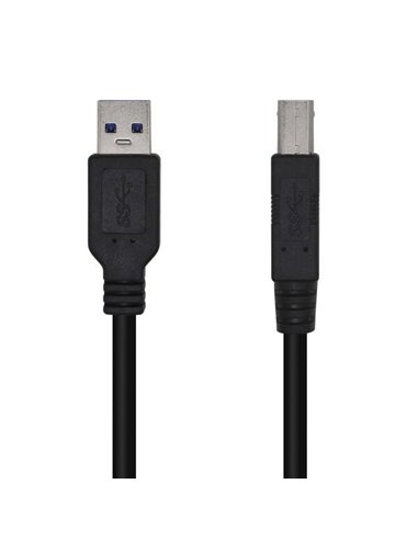 Aisens - Câble d'imprimante USB 3.0 Type A/M-B/M - 3.0M - Noir