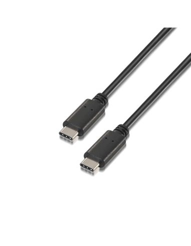 Aisens - Câble USB 2.0 3A - Type USB-C/M-USB-C/M - 3,0m - Couleur Noir