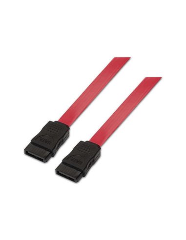 Aisens - Câble de données SATA III 6G Data - 0,5 m pour disque dur SSD SATA I - II - III - Couleur rouge