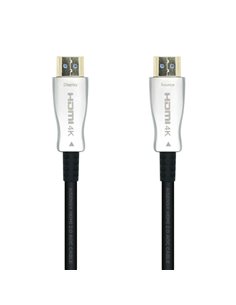 Aisens - Câble HDMI V2.0 AOC (Câble Optique Actif) Premium High Speed/ HEC 4K@60HZ 18GBPS - A/M-A/M - 20m - Couleur Noir