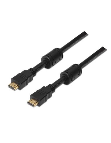 Aisens - Câble HDMI/HEC Haut Débit avec Ferrite - A Mâle-A Mâle - 10m - Full HD - Couleur Noir