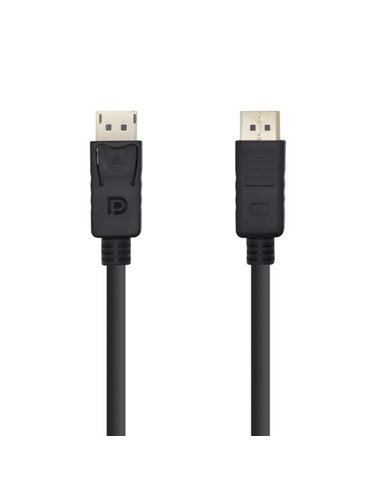 Aisens - Câble Displayport V1.2 4K@60Hz - DP/M-DP/M - 5.0m - Noir