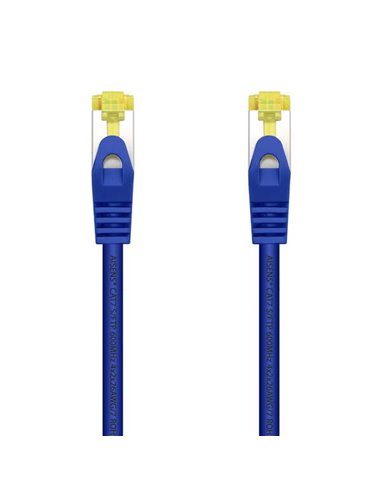 Aisens - Câble réseau Patch Cord RJ45 LSZH Cat.7 600 MHz S/FTP PIMF AWG26 - 25 cm - Couleur Bleu