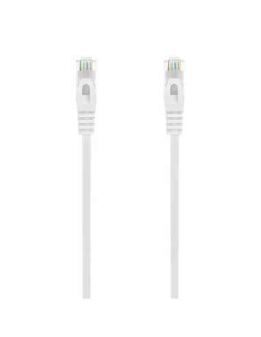 Aisens - Câble réseau Patch Cord RJ45 LSZH CAT.6A 500 MHZ UTP AWG24 - 30CM - Couleur Blanc