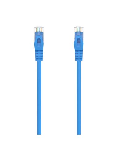 Aisens - Câble réseau Patch Cord RJ45 LSZH CAT.6A 500 MHZ UTP AWG24 - 30CM - Couleur Bleu