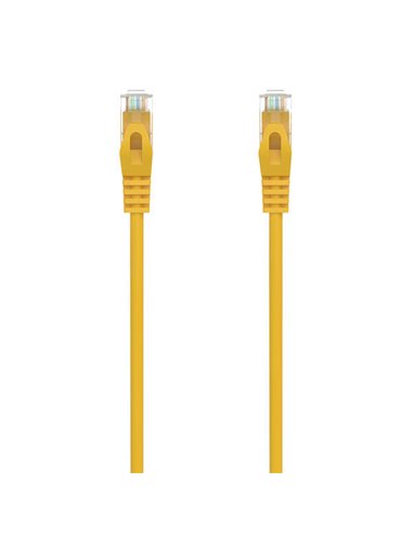 Aisens - Câble réseau Patch Cord RJ45 LSZH CAT.6A 500 MHZ UTP AWG24 - 30CM - Couleur Jaune