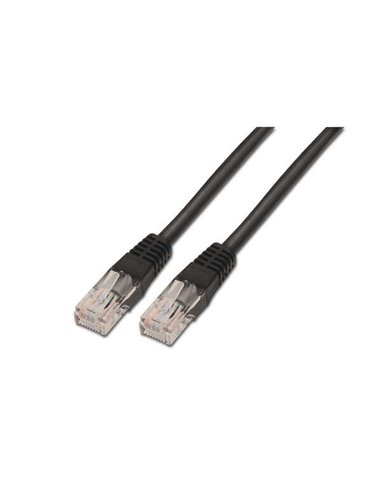 Aisens - Câble réseau Patch Cord RJ45 Cat.6 UTP AWG24 - 3,0m - 10/100/1000 Mbit/s - Couleur Noir