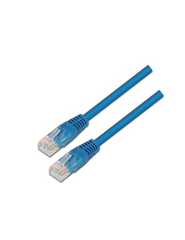 Aisens - Câble réseau RJ45 Patch Cord Cat.6 UTP AWG24 - 3,0 m - 10/100/1000 Mbit/s - Couleur Bleu