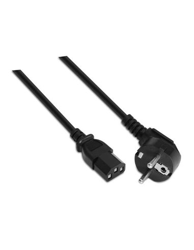 Aisens - Câble d'alimentation CPU - CEE7/M-C13/H - 5,0 m - 100% Cuivre pur AWG18 - Couleur Noir